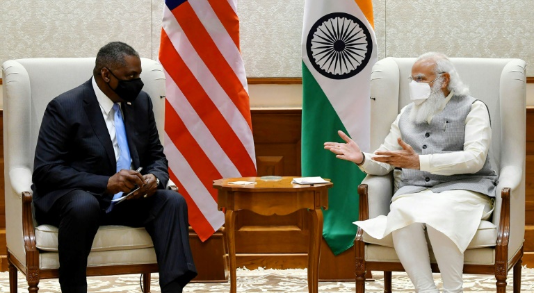 China dominates Pentagon chief's first India visit