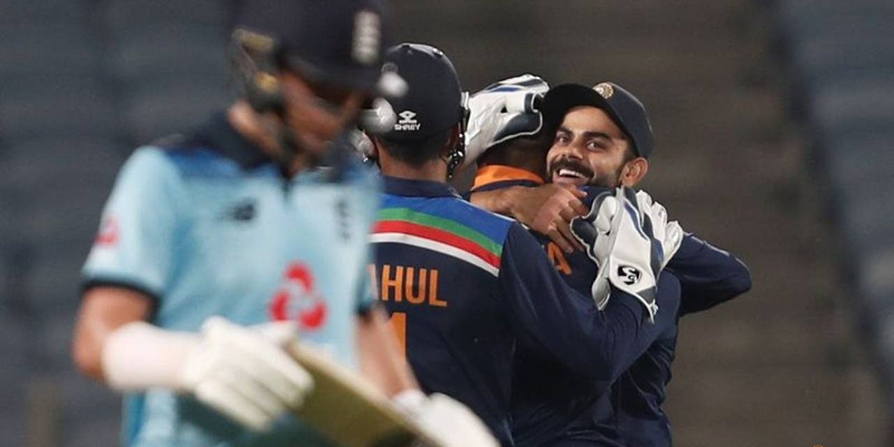 India win ODI series opener after Krishna and Thakur derail England
