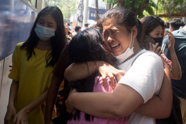 'No noises, only birds': silent strike shuts Myanmar as prisoners freed