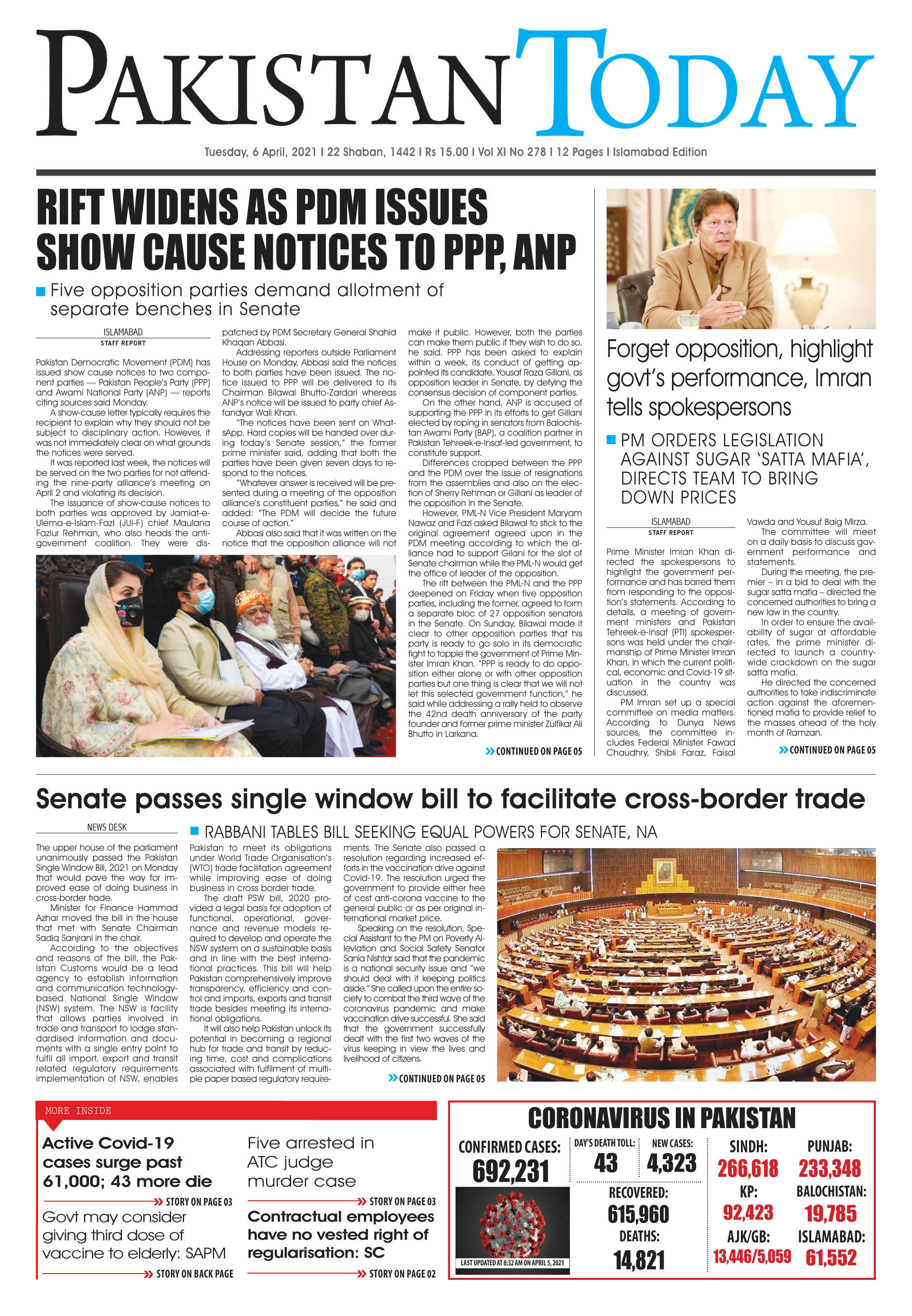 Epaper – April 6 ISB 2021