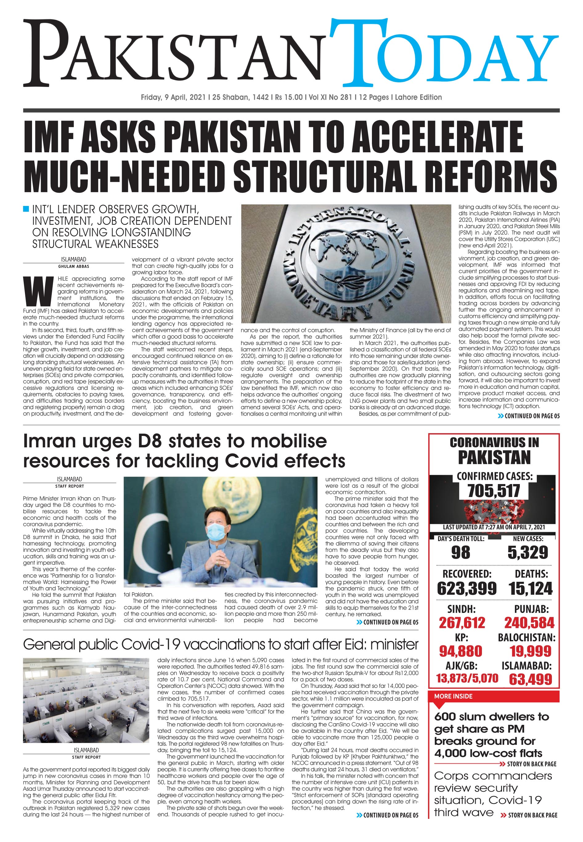 Epaper – April 9 LHR 2021