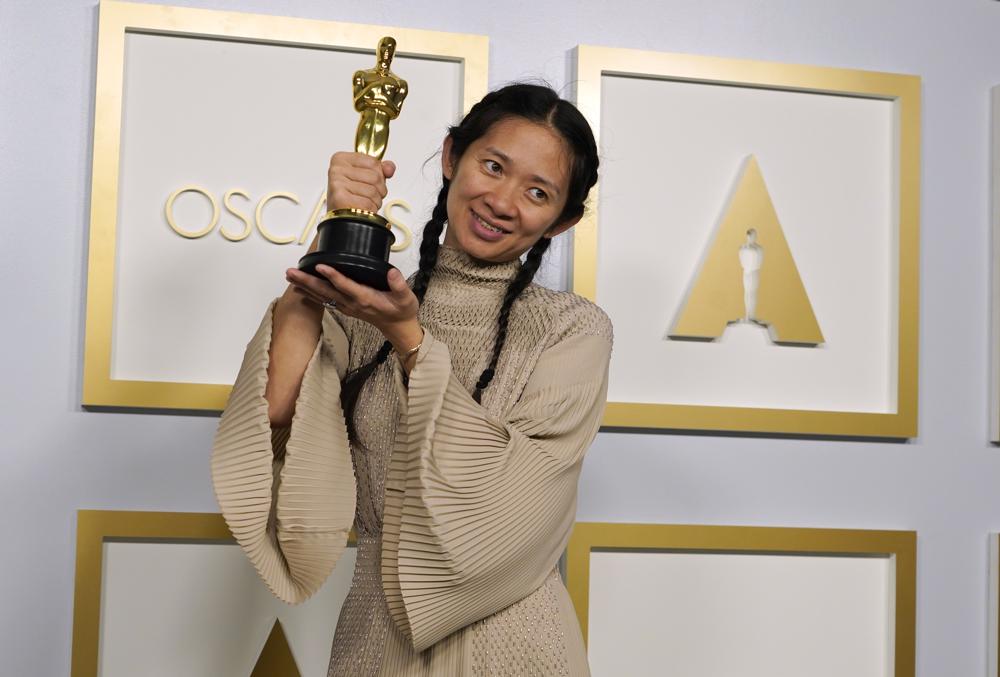 ‘Nomadland’ wins best picture at Oscars, Hopkins wins over Chadwick Boseman
