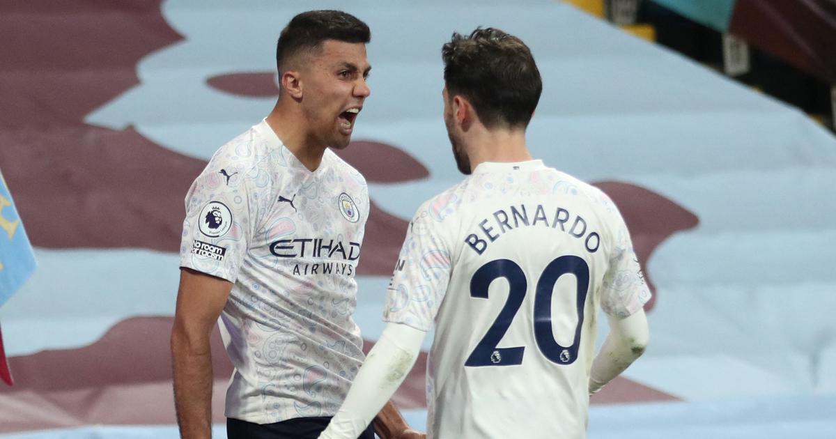 Man City fight back to sink Aston Villa, Tottenham give Mason a winning start