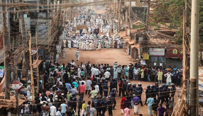 Three shot dead as protests over Covid-19 restrictions turn violent in Bangladesh
