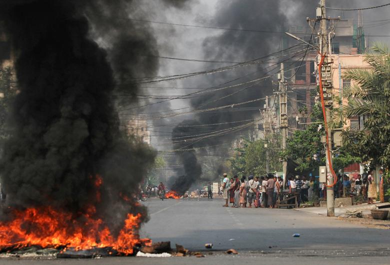 Bloodshed in Myanmar as troops open fire on protesters