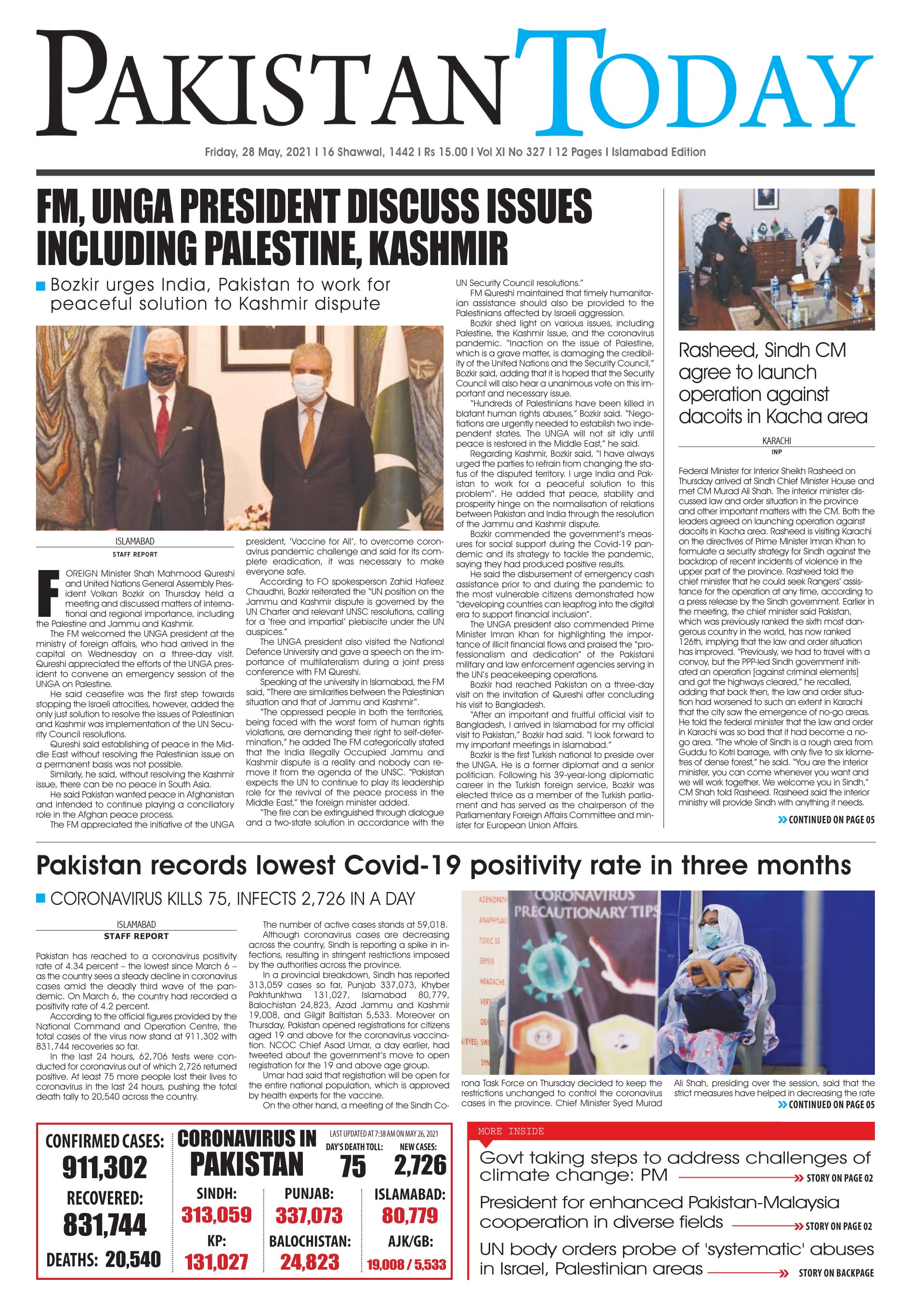 Epaper – May 28 ISB 2021