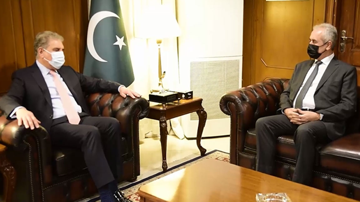 Qureshi condemns Israeli attacks on Palestinians