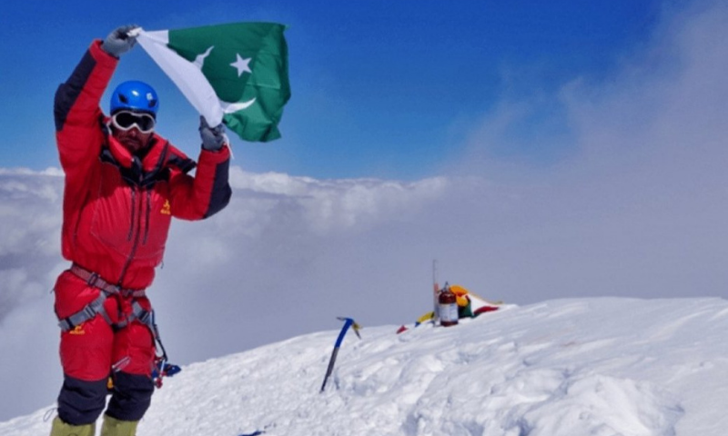 Pakistani climber Sirbaz Khan summits Mount Everest