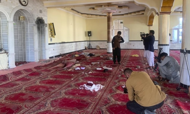 12 killed in explosion at Kabul mosque during Friday prayers