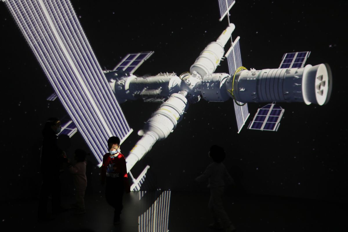Tianzhou-2 cargo spacecraft docks with China’s space station module