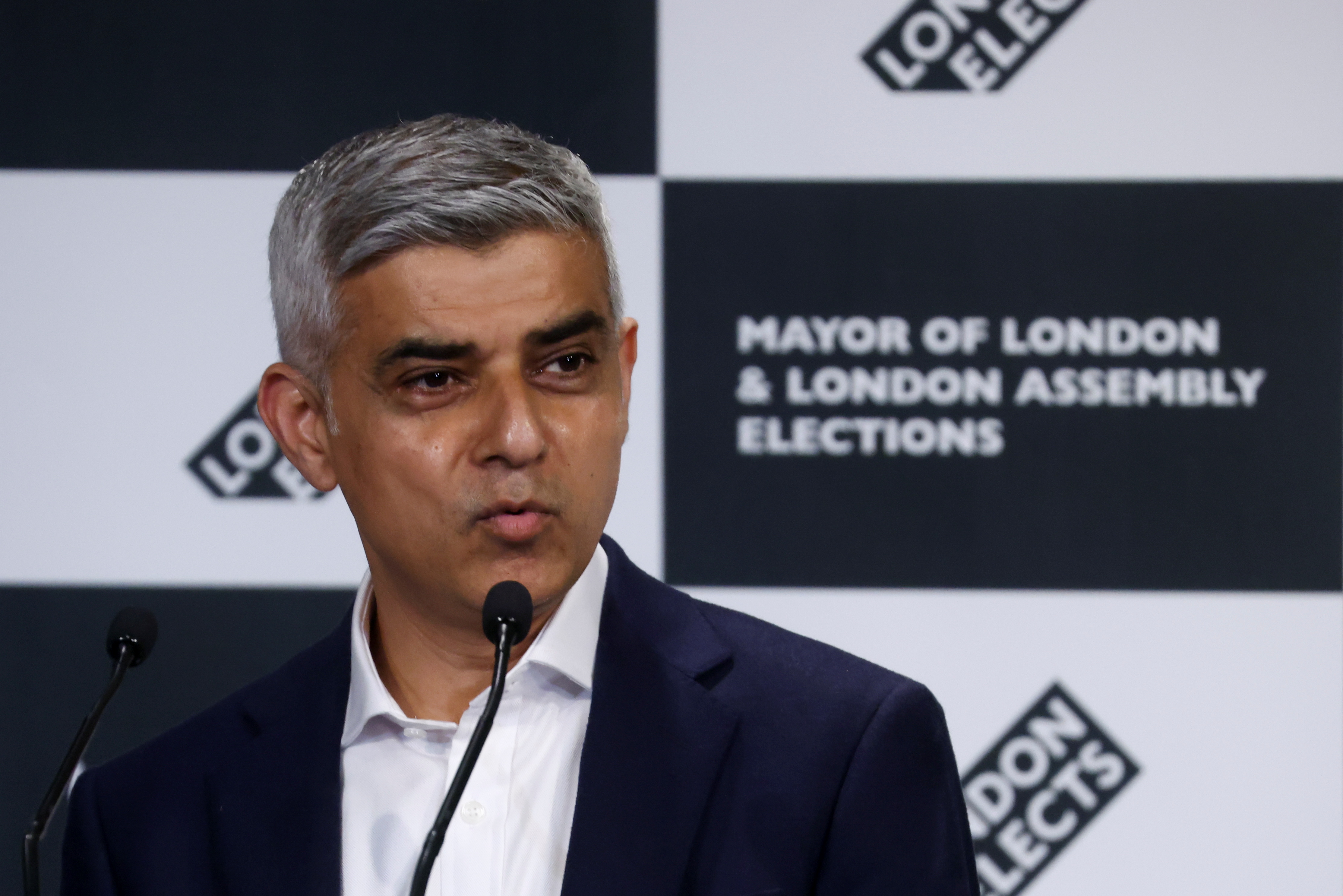 Labour's Sadiq Khan re-elected London mayor