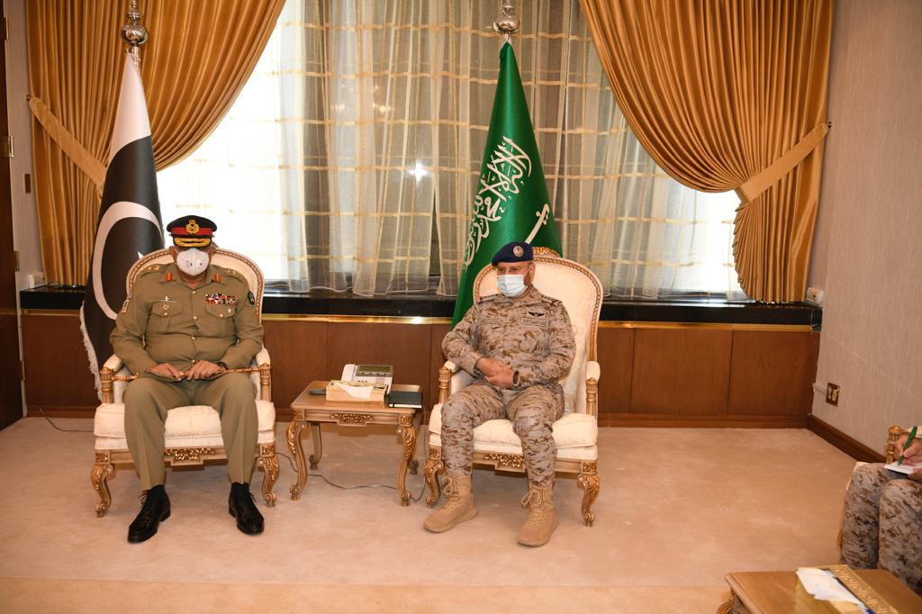 COAS stresses need for military cooperation in meeting with Saudi CGS