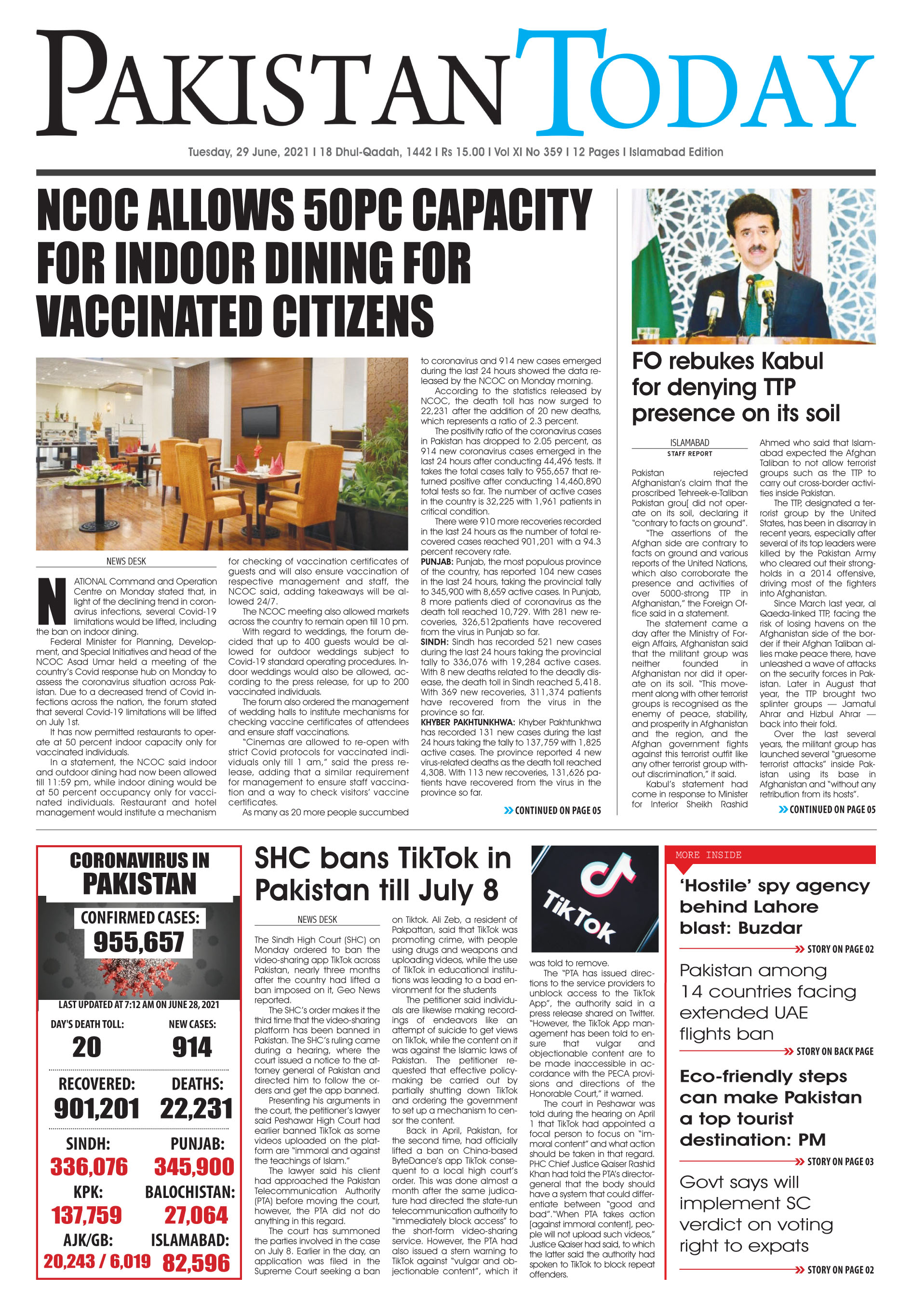 Epaper – June 29 ISB 2021