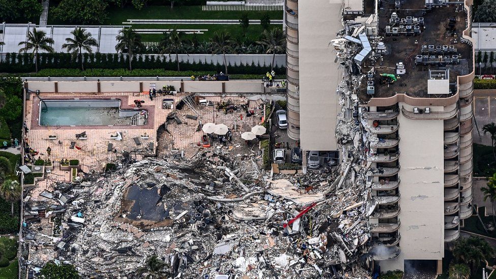 Miami building collapse raises questions as search for survivors continues