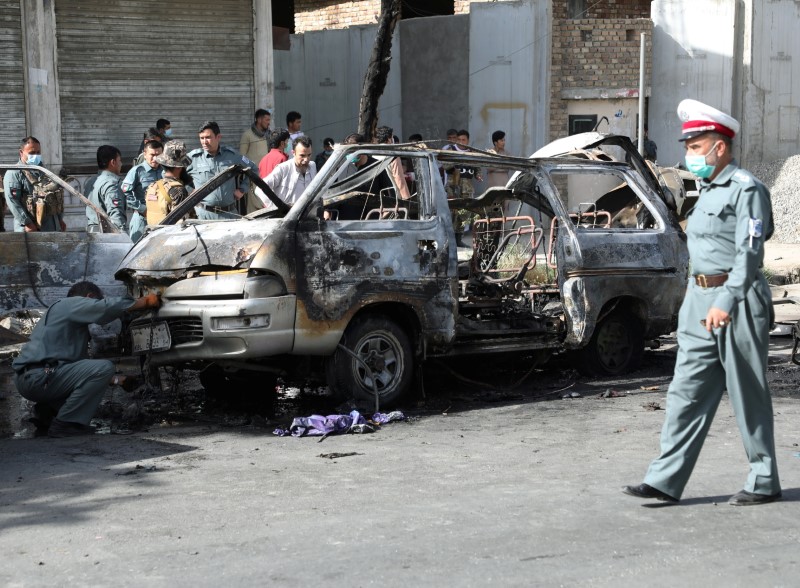 Blasts on buses in western Kabul kill at least 7