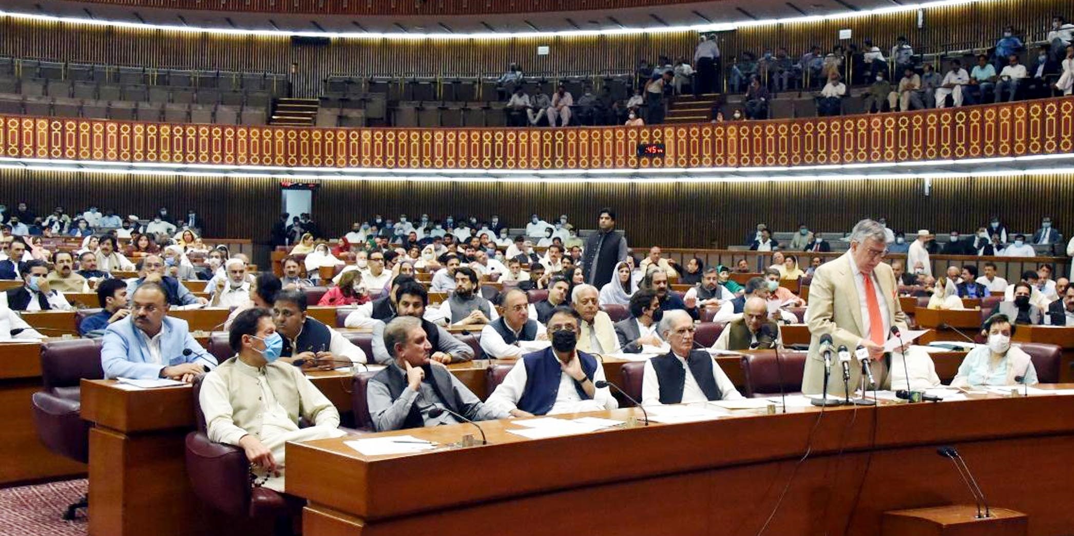 National Assembly passes budget for FY22 with majority vote
