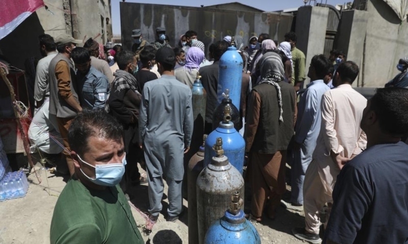 Afghanistan running out of oxygen as Covid surge worsens