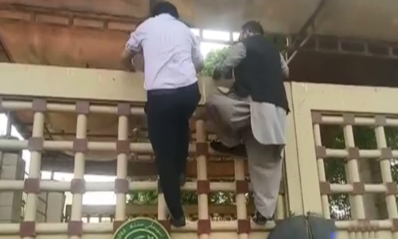 PTI lawmakers stage sit-in after 'disorderly conduct' in Sindh Assembly