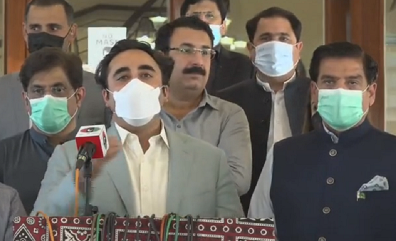 Bilawal claims FY22 budget passed 'illegally'