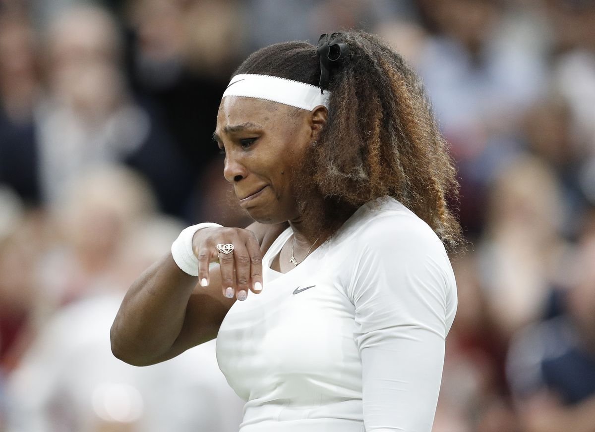 Wimbledon ends in tears for injured Serena
