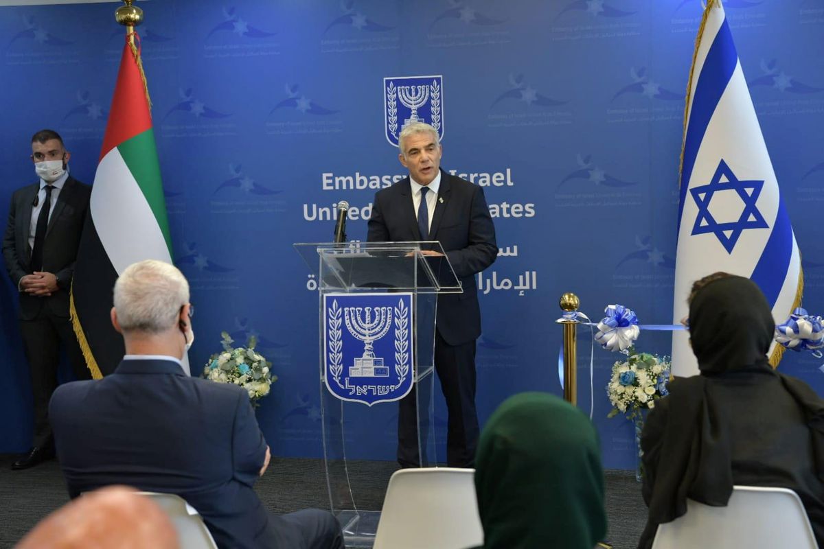 Inaugurating embassy in UAE, Israel tells region: 'We're here to stay'