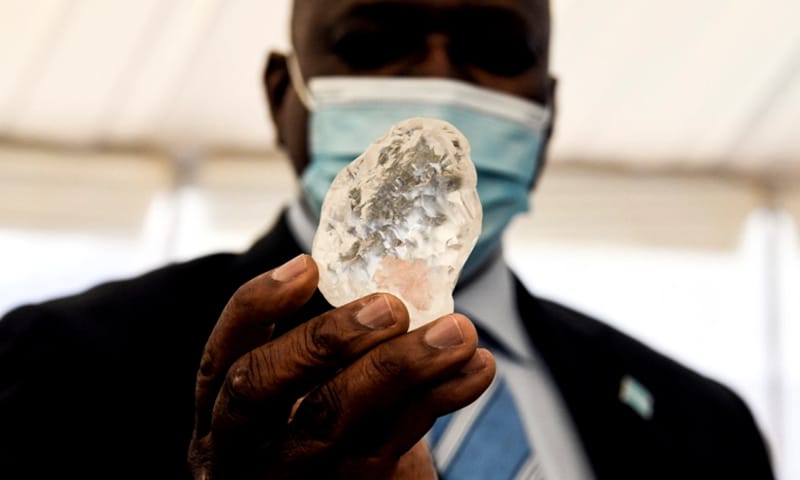 World’s third largest diamond unearthed in Botswana