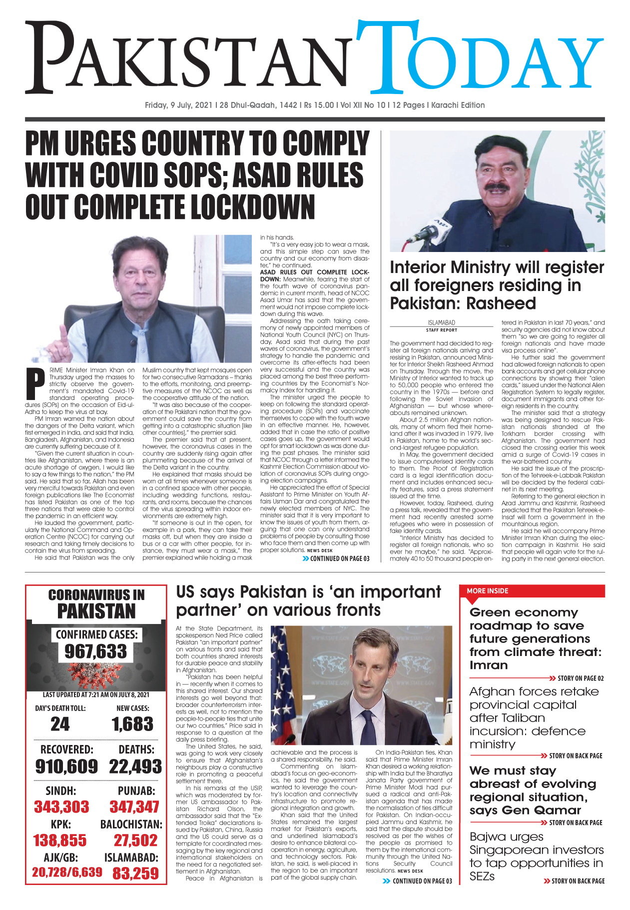 Epaper – July 9 KHI 2021