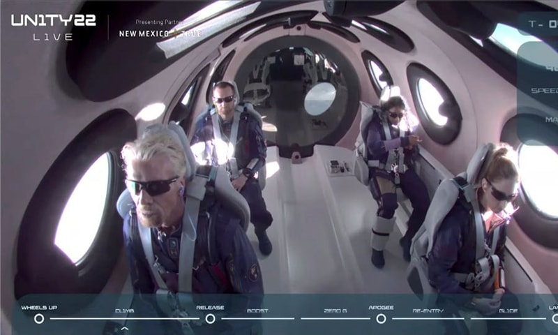 'Experience of a lifetime': Billionaire Branson achieves space dream