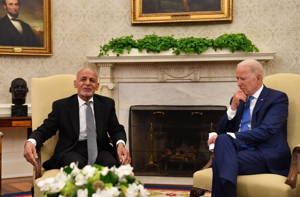 Before Afghanistan collapse, Biden pressed Ghani to ‘change perception’
