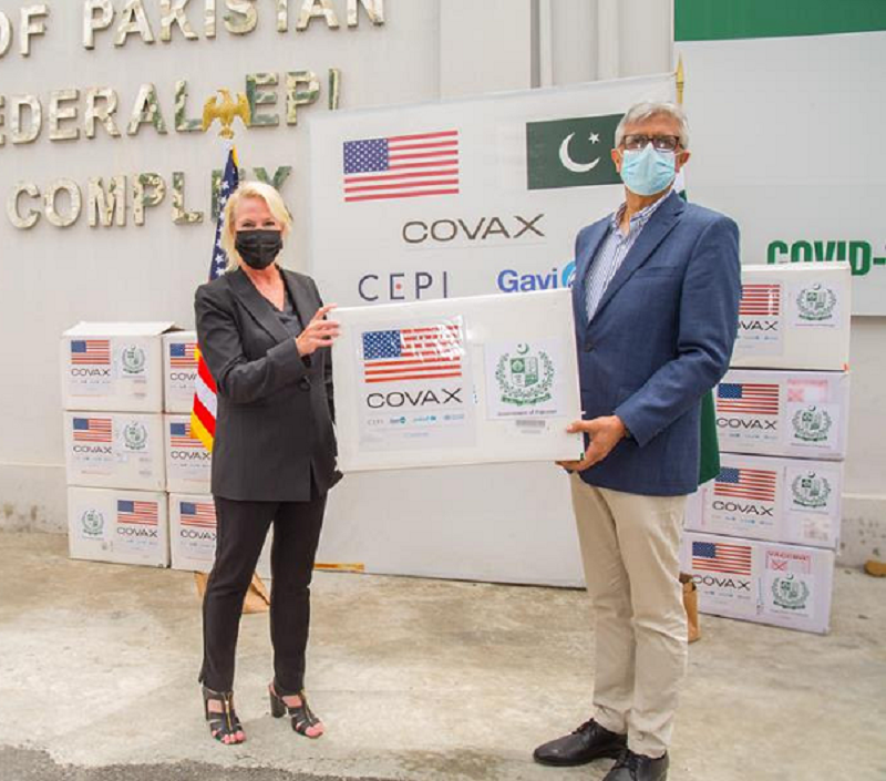 US hands over 3m more Moderna jabs to Pakistan
