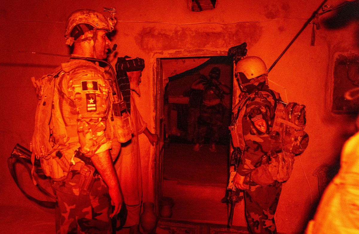 Afghan special forces moved in on Taliban, only to find they had melted away