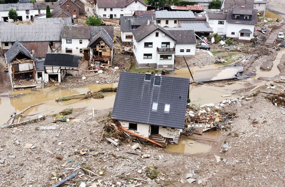At least 44 dead in floods in western Europe, dozens missing