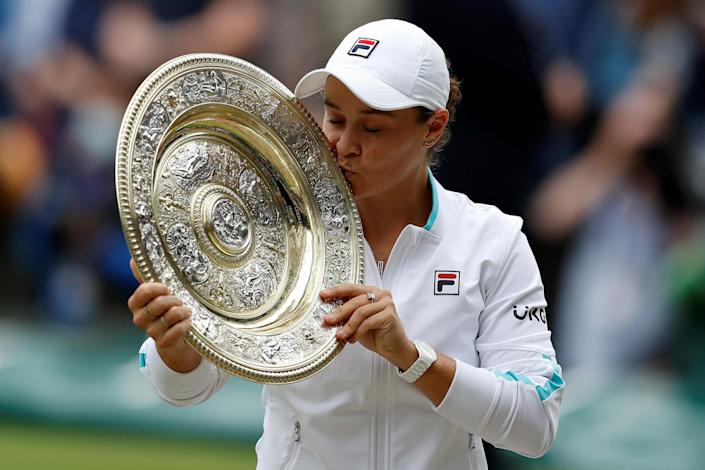 Ashleigh Barty wins first Wimbledon title