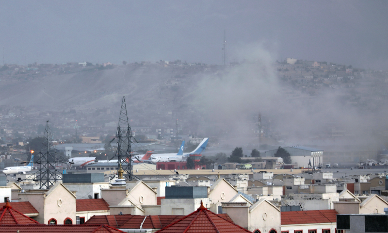US drone strike hits IS suicide bomber in Kabul: officials