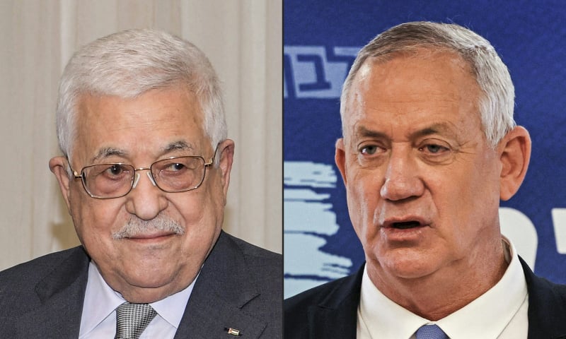 Palestinian president, Israeli defence minister hold rare talks