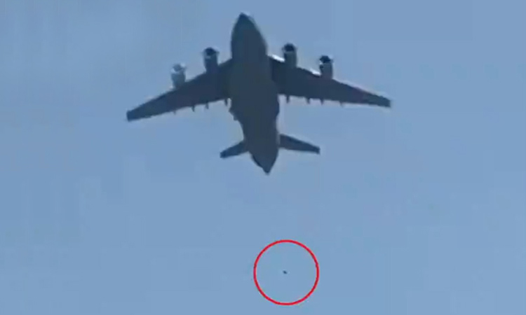 Afghans clung to plane fall from sky amid airport chaos