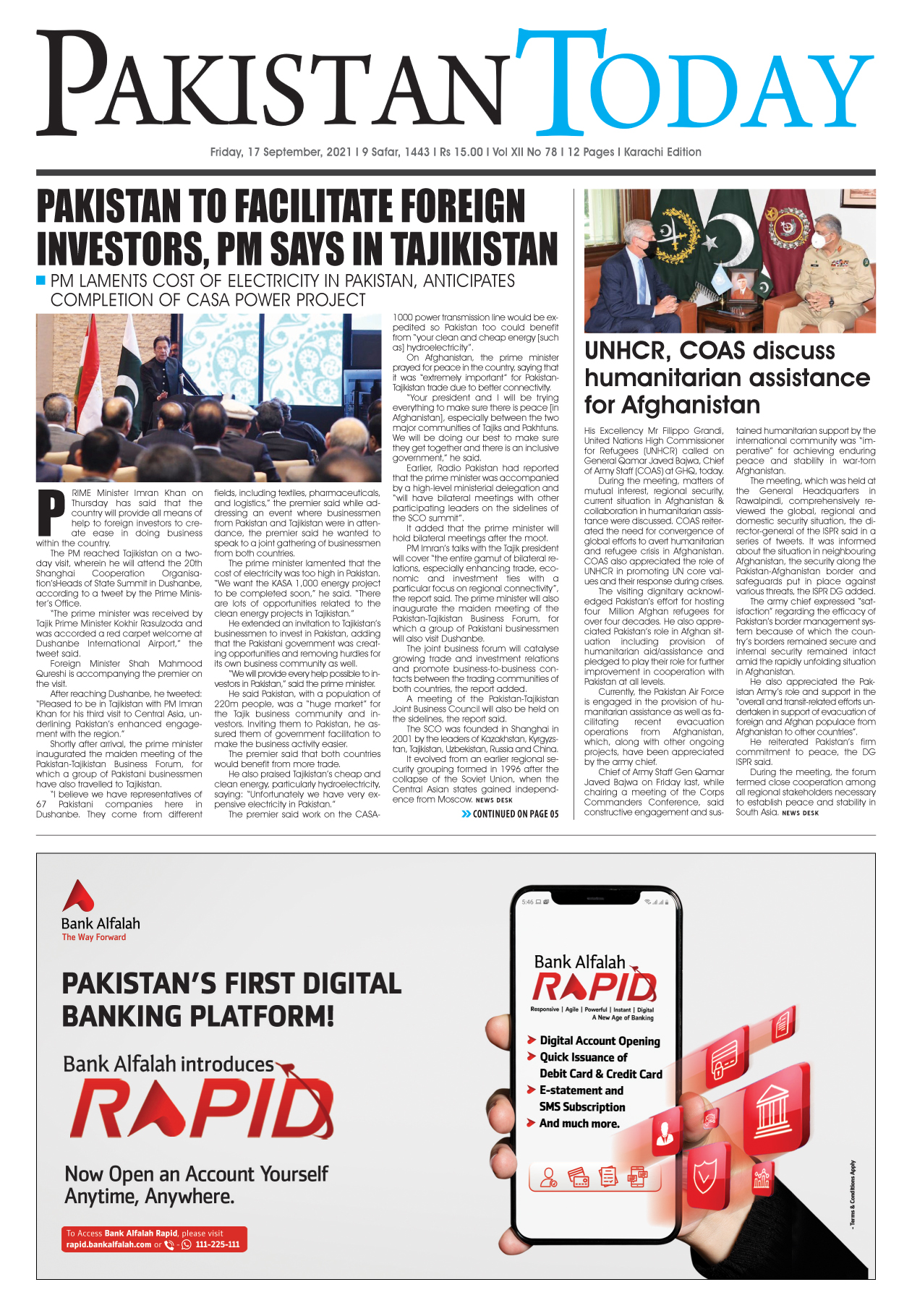 Epaper – September 17 KHI 2021