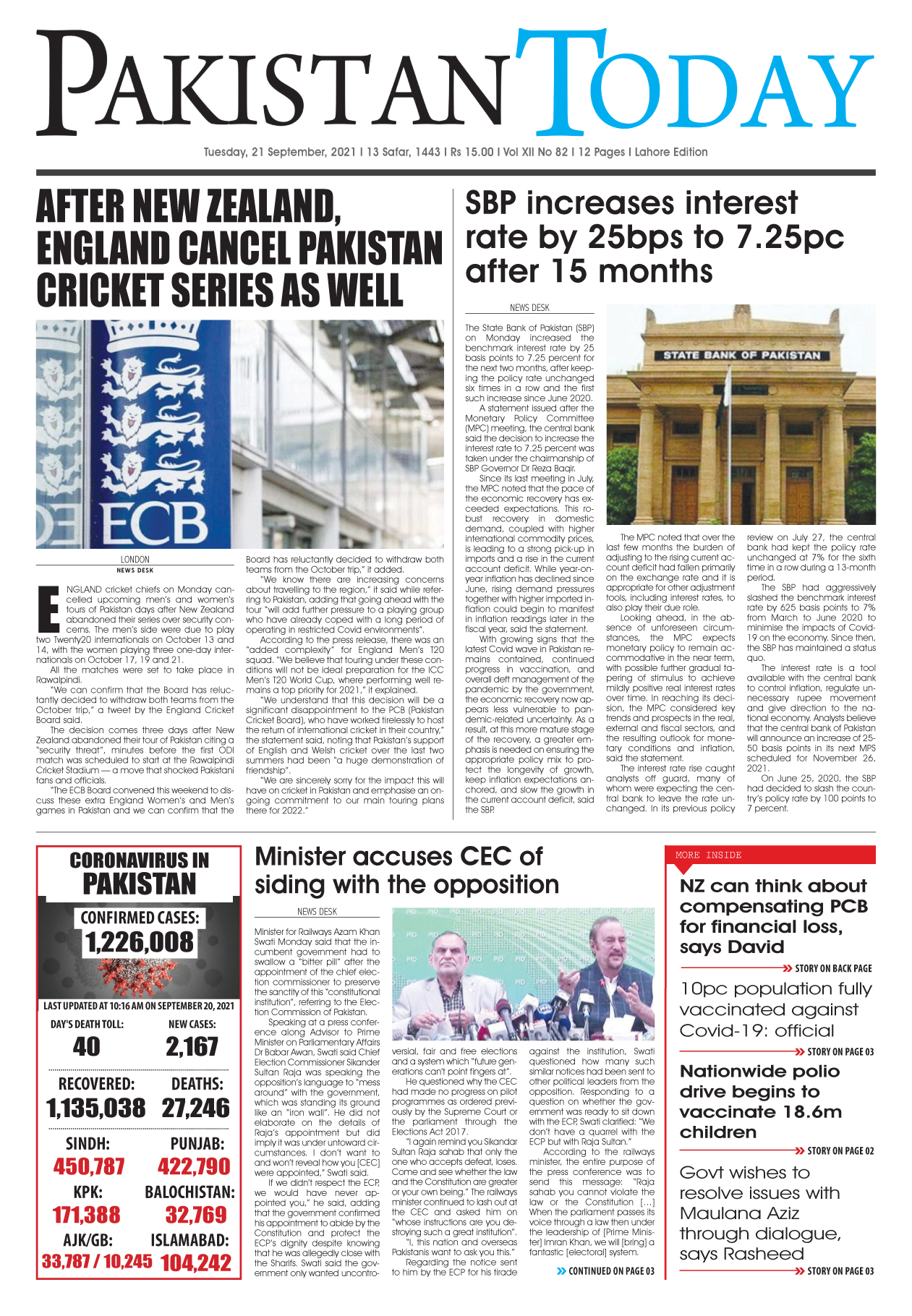 Epaper – September 21 LHR 2021