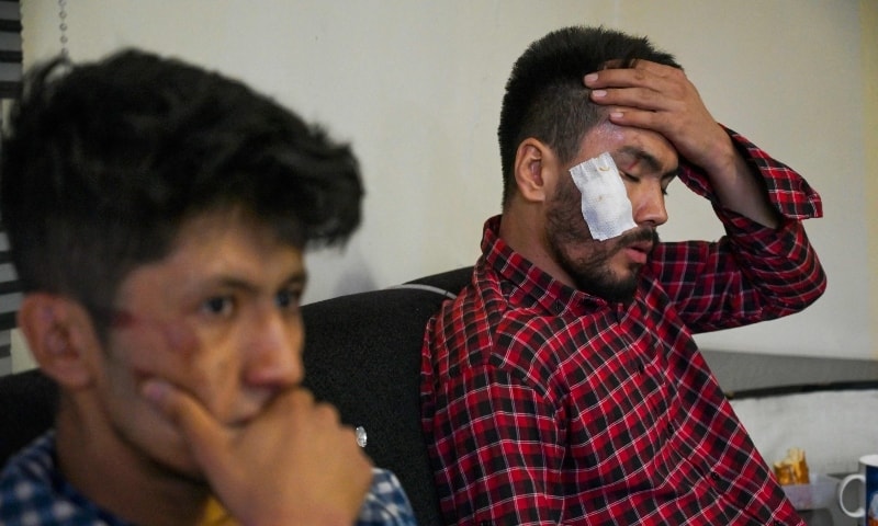 Afghan journalists tell of Taliban beatings after covering protests