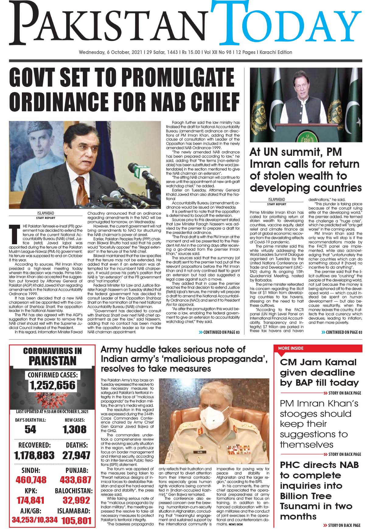 Epaper – October 6 KHI 2021