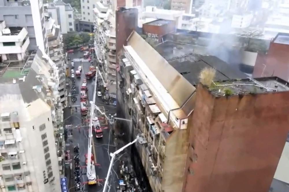 Fire at southern Taiwan building leaves 46 dead, dozens hurt