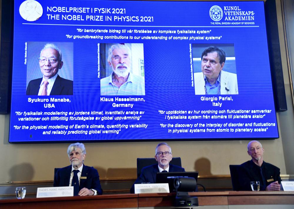 Physics Nobel rewards work on complex systems, like climate