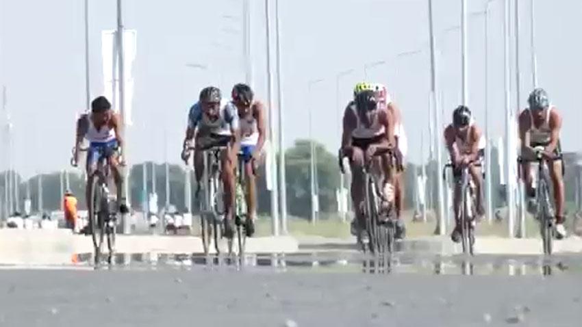 Sohail Amir wins gold at All Pakistan Triathlon