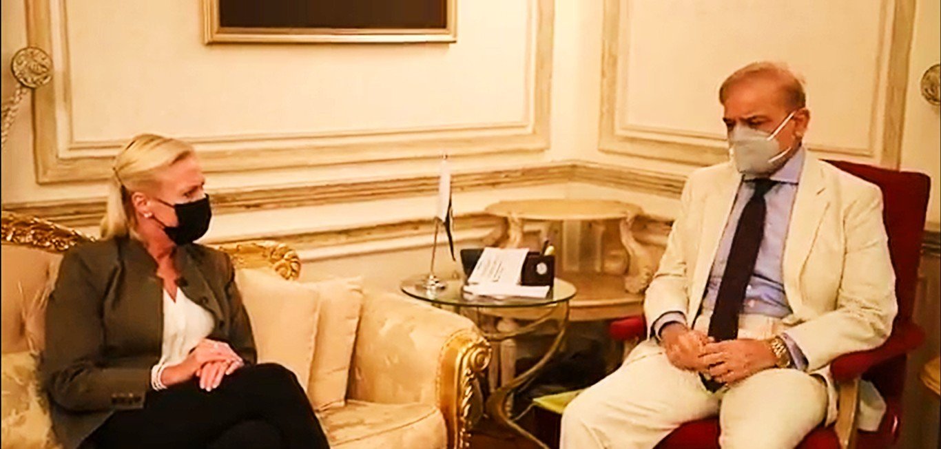 US diplomat meets Shehbaz, Maryam to discuss Afghan situation