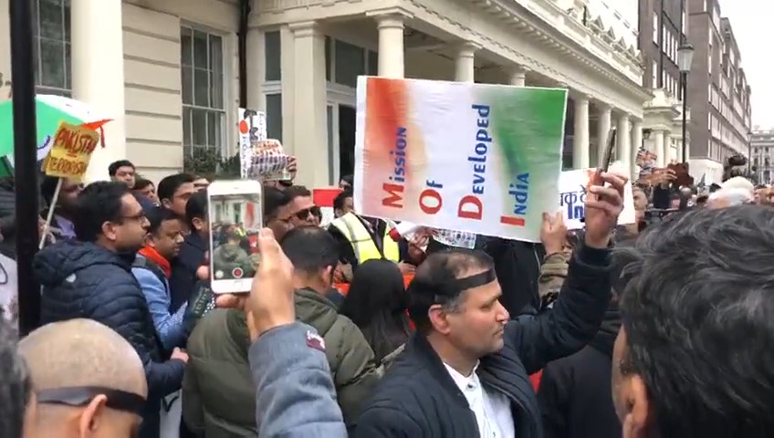 British Indians protest against Pakistanis in UK to 'export' radical ideology