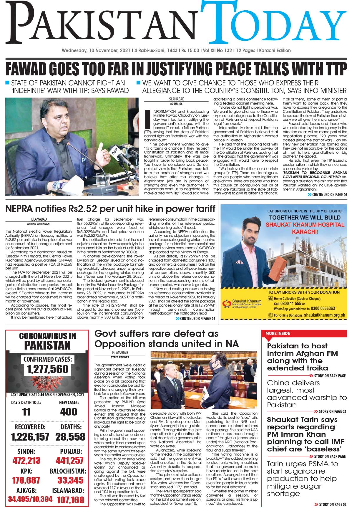 Epaper – November 10 KHI 2021