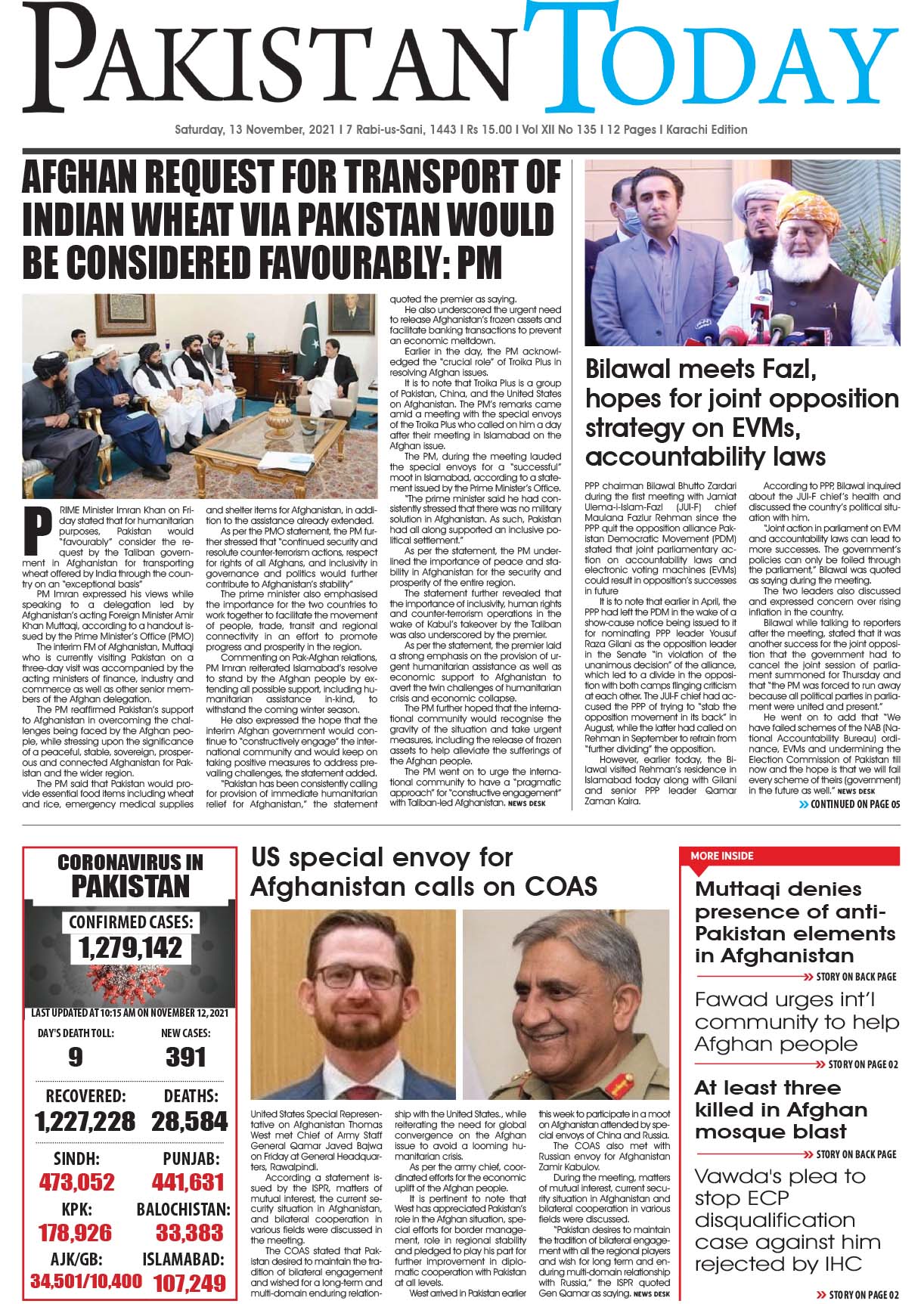 Epaper – November 13 KHI 2021