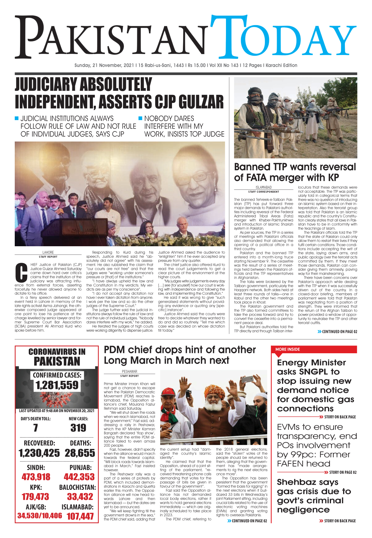 Epaper – November 21 KHI 2021
