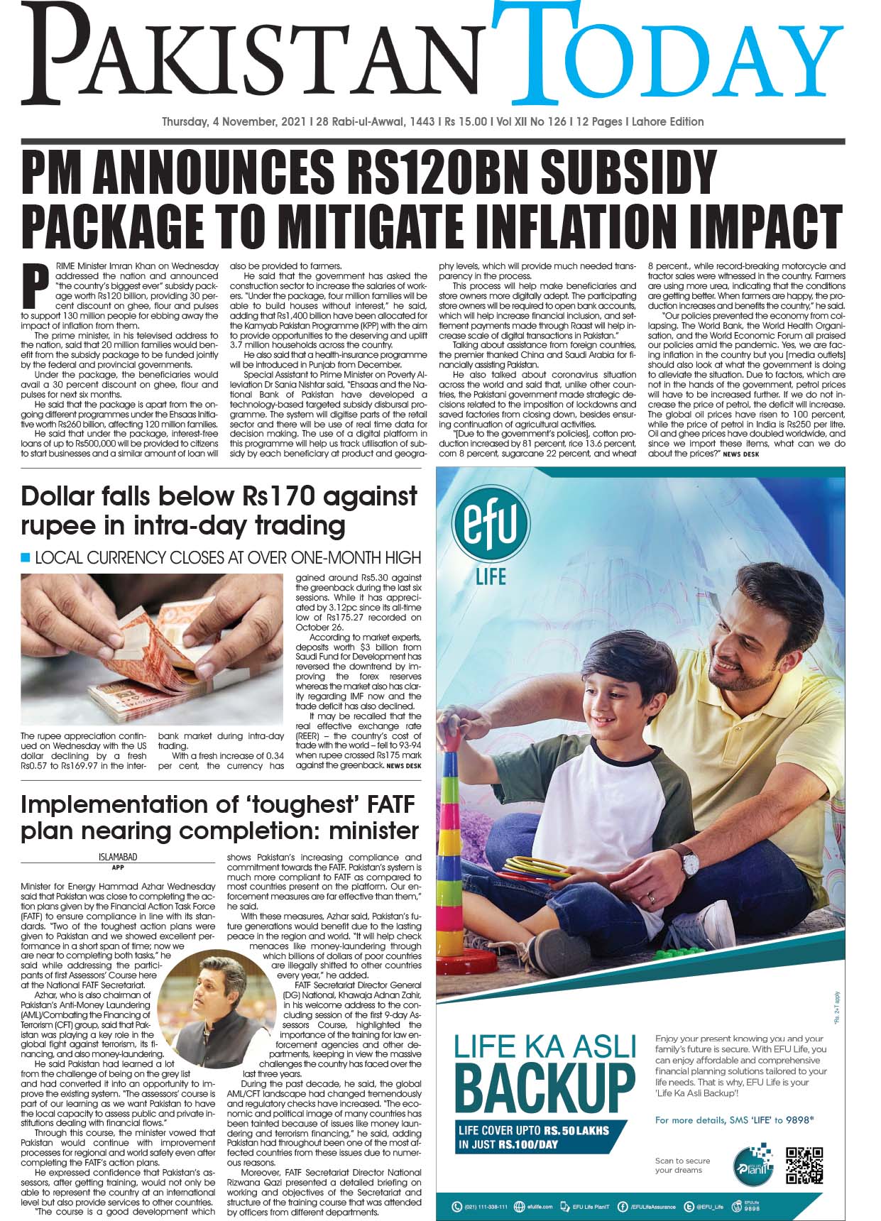 Epaper – November 4 LHR 2021