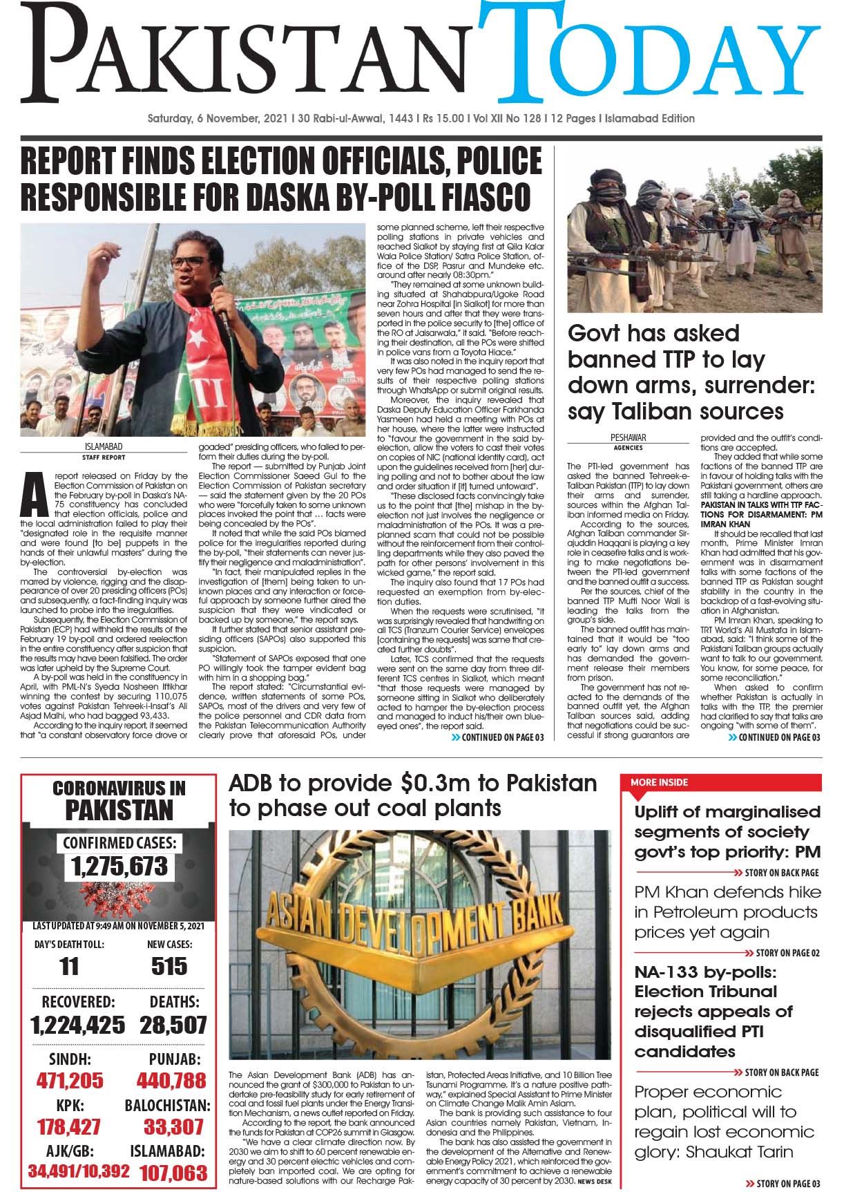 Epaper – November 6 ISB 2021